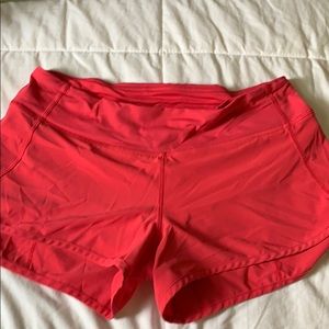 Lulu lemon speed up shorts